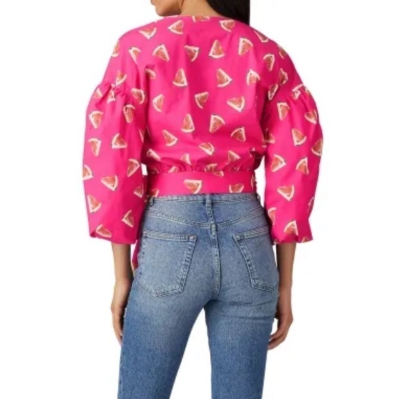Color Me Courtney Pink Watermelon Print Top - Picture 4 of 16